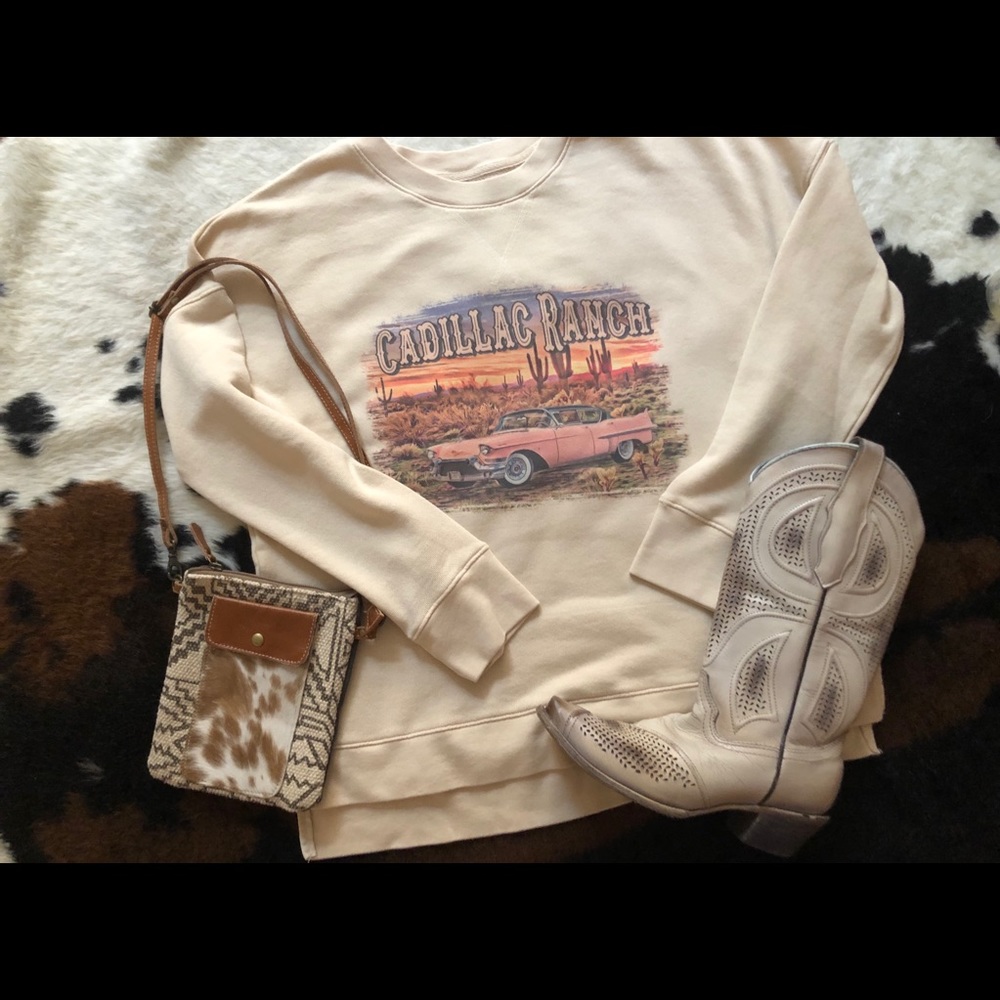 New! Cadillac Ranch Sweatshirts!